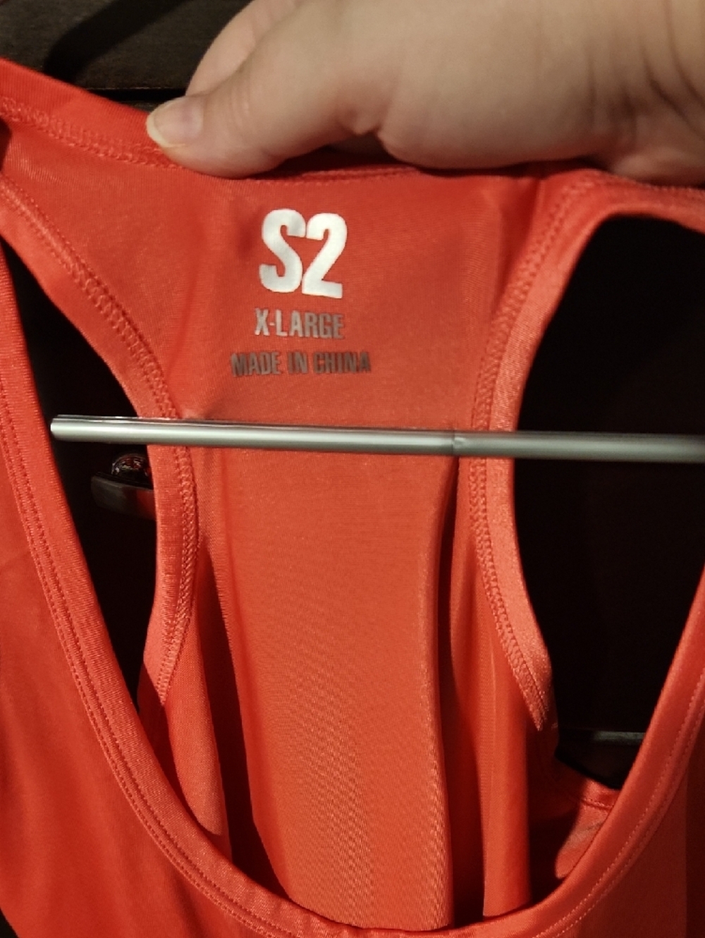 Active Racerback Tank Top - Coral - Picture 2 of 4